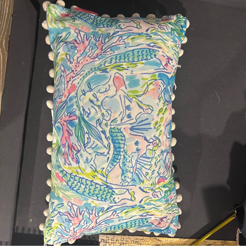 Lilly Pulitzer Mermaid Cove pillow